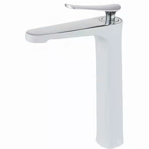 BowLift | 1 Handle Solid Copper Bathroom Sink Faucet Nordic Modern Vanity Faucet with Drain