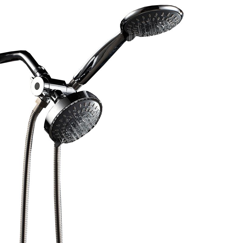 BowLift | Traditional Dual Shower Heads Home Metal Round Shape Dual Shower