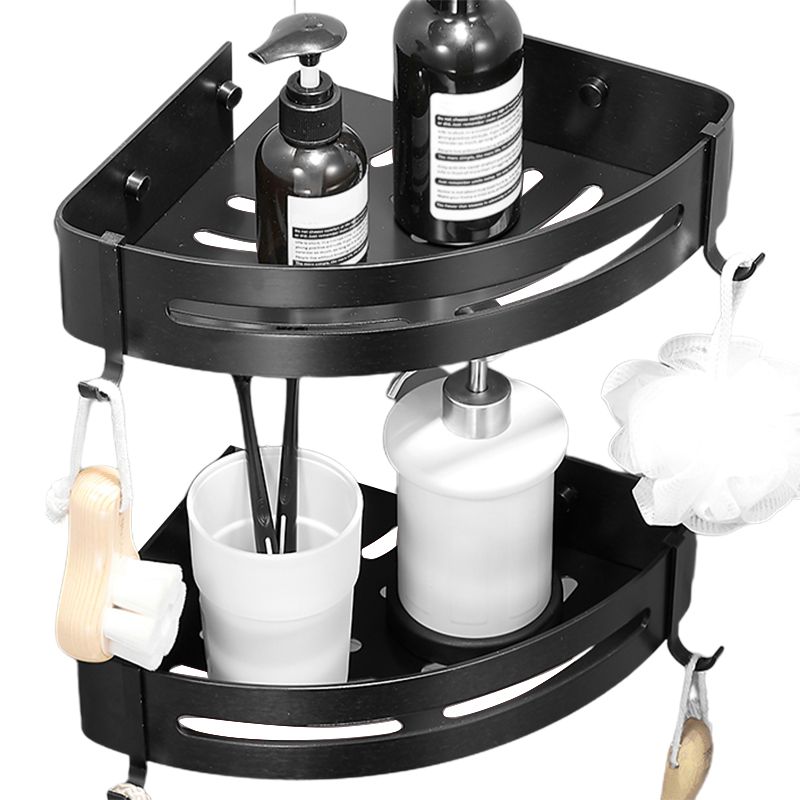 BowLift | Black/Silver Bath Set Modern 1/2/3-Piece Anti-Rust Bath Rack