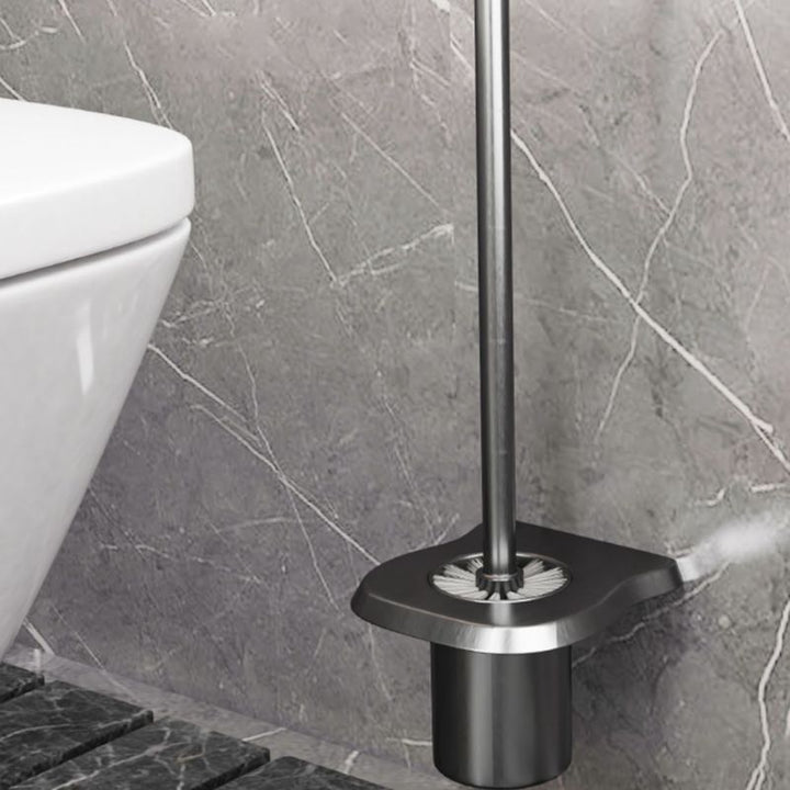 BowLift | Modern gray bathroom accessory set bathroom shelf bath hardware set