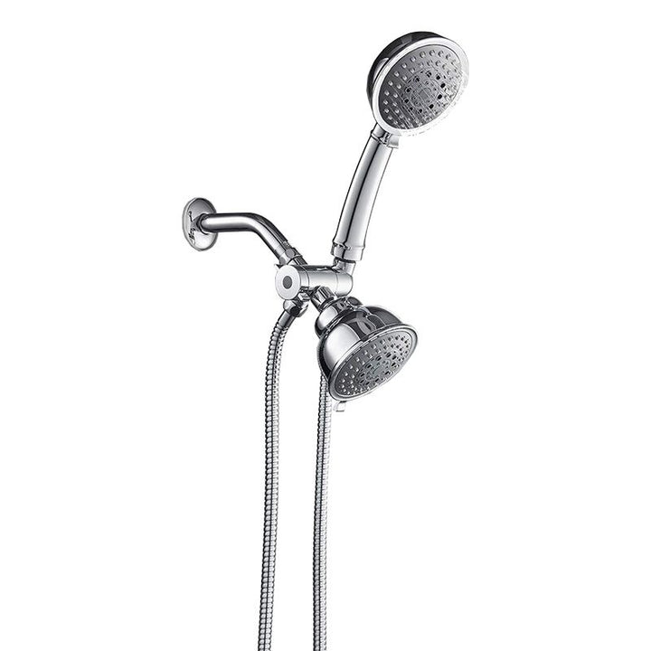 BowLift | Traditional Dual Shower Heads Home Metal Round Shape Dual Shower