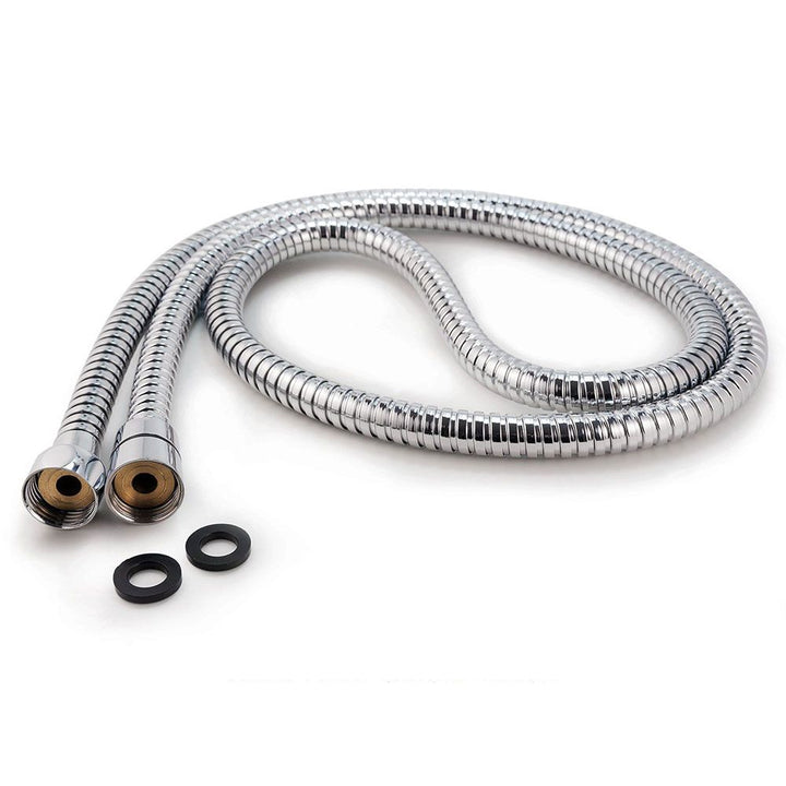 BowLift | Modern Standard Shower Set Double Round Metal Adjustable Spray Pattern Shower Head