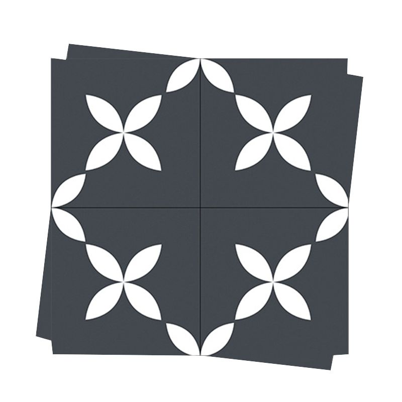 BowLift | Square Indoor Vinyl Floor Peel and Stick Floral Print Waterproof Vinyl Floor