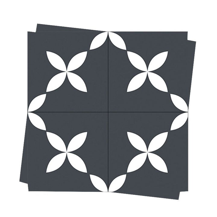 BowLift | Square Indoor Vinyl Floor Peel and Stick Floral Print Waterproof Vinyl Floor