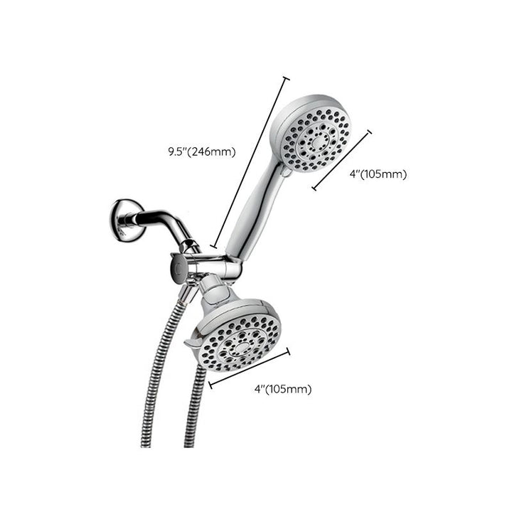 BowLift | Traditional Dual Shower Heads Home Metal Round Shape Dual Shower