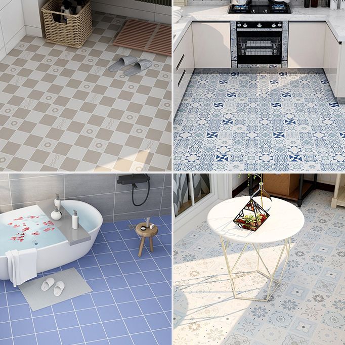 BowLift | Modern Vinyl Flooring Planks Porcelain Tile Look Self-Adhesive Vinyl Floors