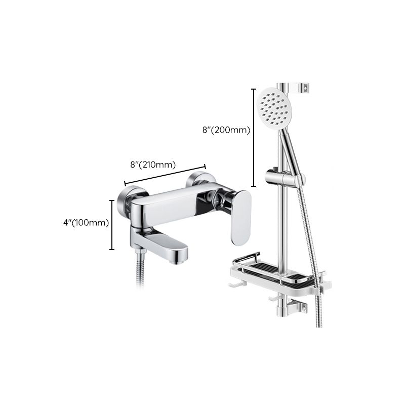 BowLift | Modern Wall-Mounted Bathtub Faucet Trim Metal Single-Lever Bathtub Faucet Trim