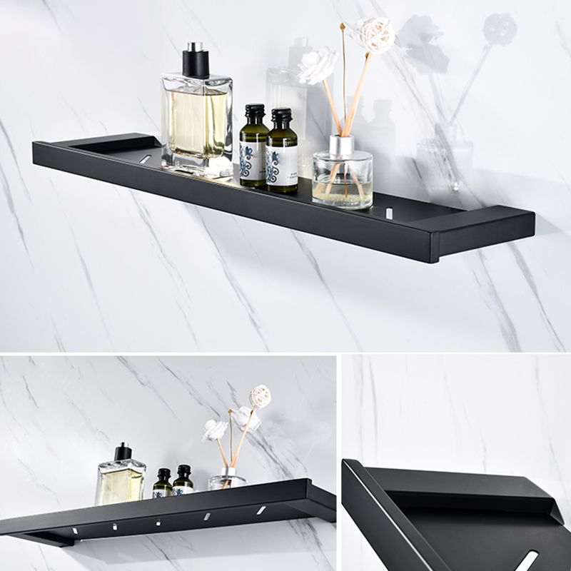 BowLift | 5-piece Modernism Bathroom Accessory Set in Matte Black Stainless Steel