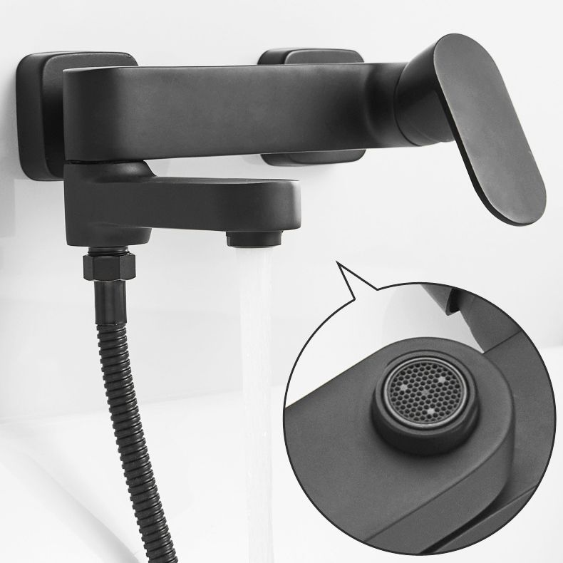 BowLift | Modern Wall-Mounted Bathtub Faucet Trim Metal Single-Lever Bathtub Faucet Trim