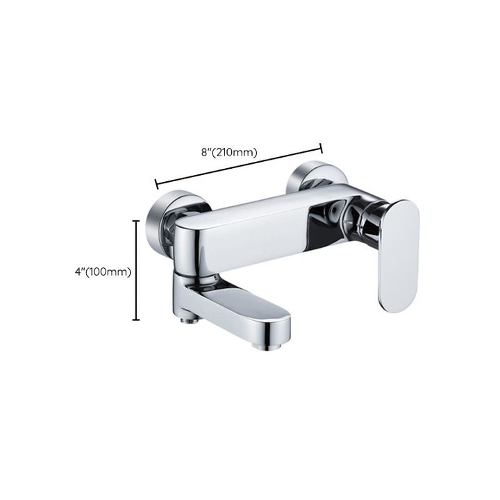 BowLift | Modern Wall-Mounted Bathtub Faucet Trim Metal Single-Lever Bathtub Faucet Trim