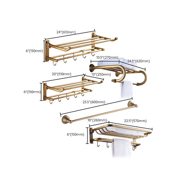 BowLift | Traditional Bathroom Accessories Hardware Set Brass Accessories Hardware Set