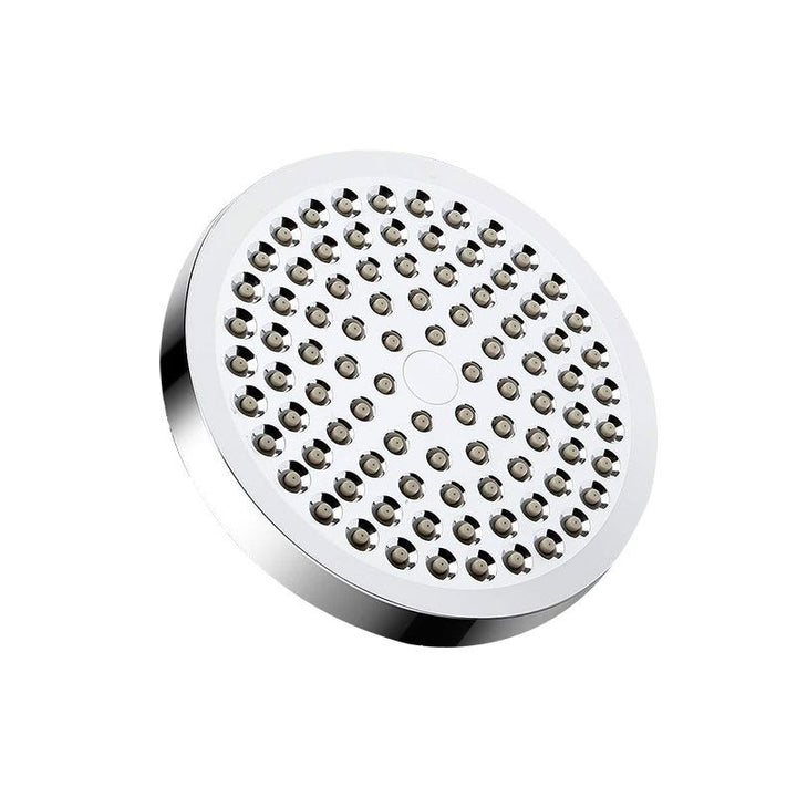 BowLift | Modern Standard Shower Set Double Round Metal Adjustable Spray Pattern Shower Head