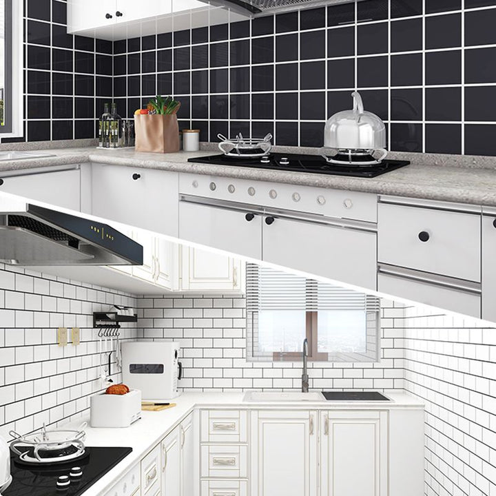 BowLift | Single Tile Remove and Stick Back Wall Contemporary Kitchen Paper