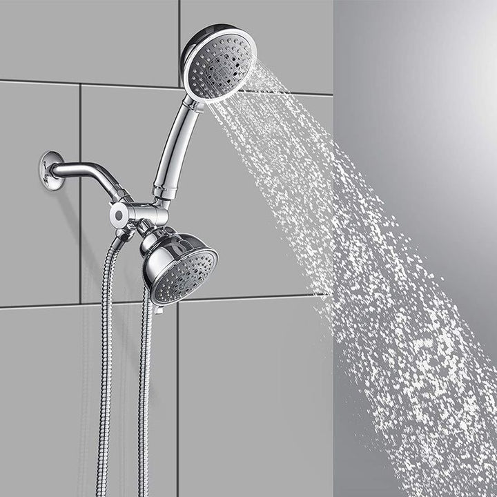 BowLift | Traditional Dual Shower Heads Home Metal Round Shape Dual Shower