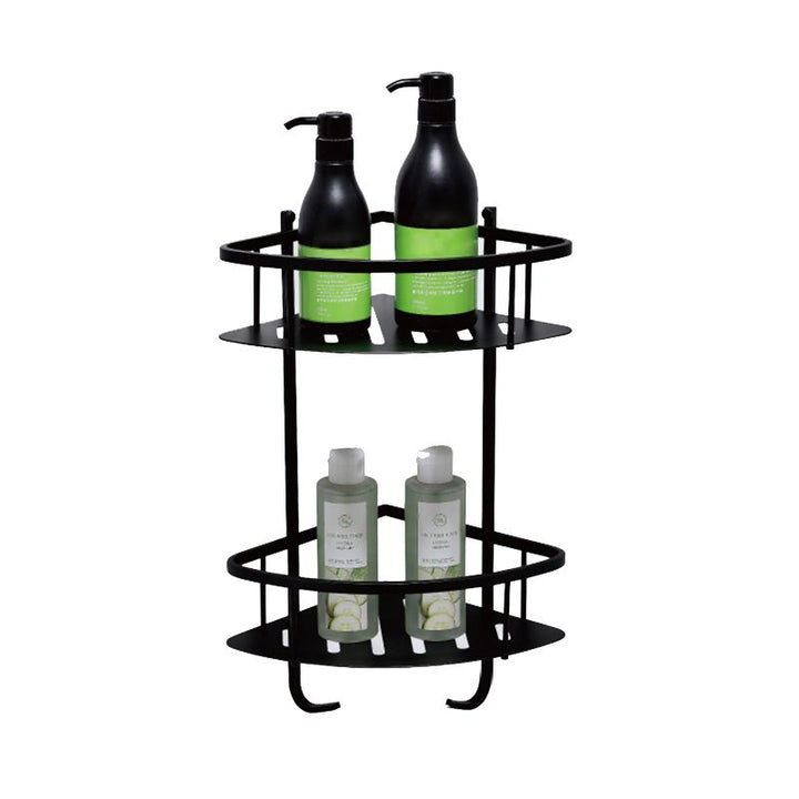 BowLift | Modern Classic Bathroom Accessories Set in Stainless Steel Matte Black Bathrobe Hook/Towel Ring Bar