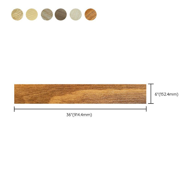 BowLift | Rectangle PVC flooring wood design peel & stick vinyl floor for the living room