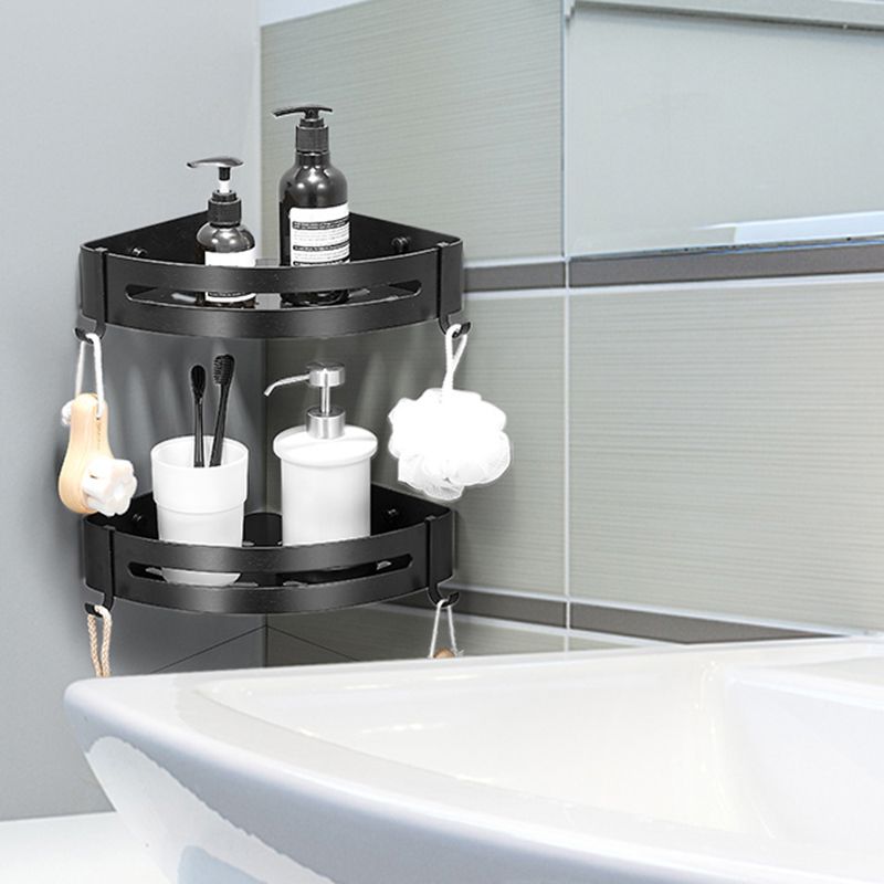 BowLift | Black/Silver Bath Set Modern 1/2/3-Piece Anti-Rust Bath Rack