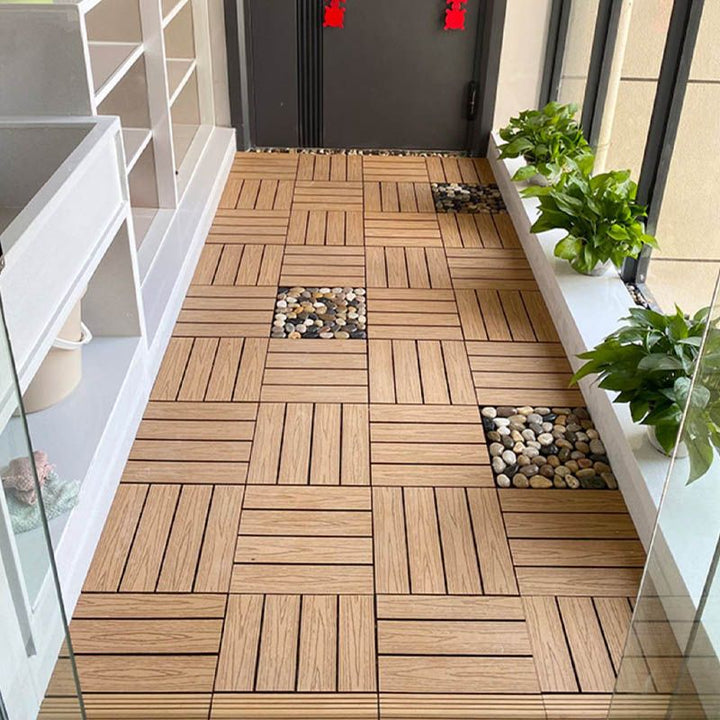 BowLift | Classic square terrace tiles solid color composite tiles for outdoor use