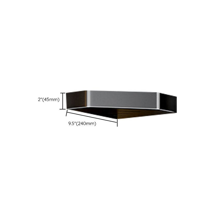 BowLift | Modern Bathroom Set with Bath Shelf/Towel Holder & Paper Holder Black Bathroom Hardware