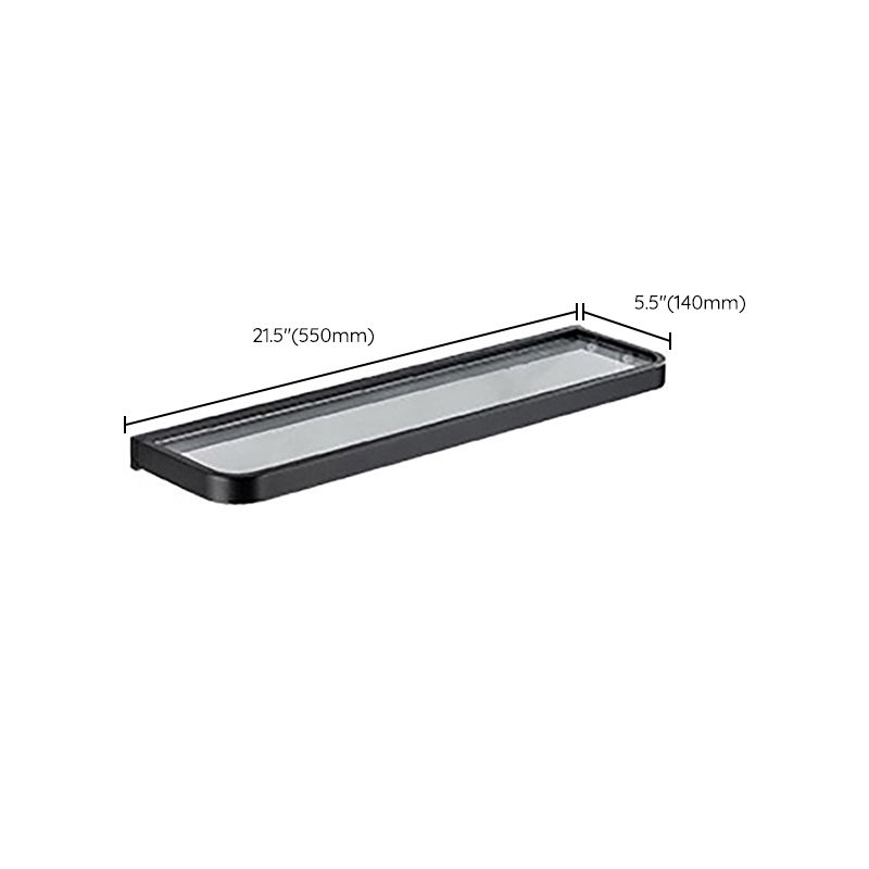 BowLift | Modern Classic Bathroom Accessories Set in Stainless Steel Matte Black Bathrobe Hook/Towel Ring Bar