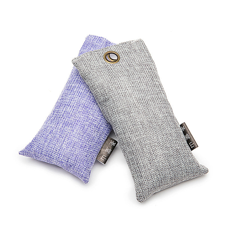 Natural bamboo charcoal air purifier sachet with metal grommet Bowlift