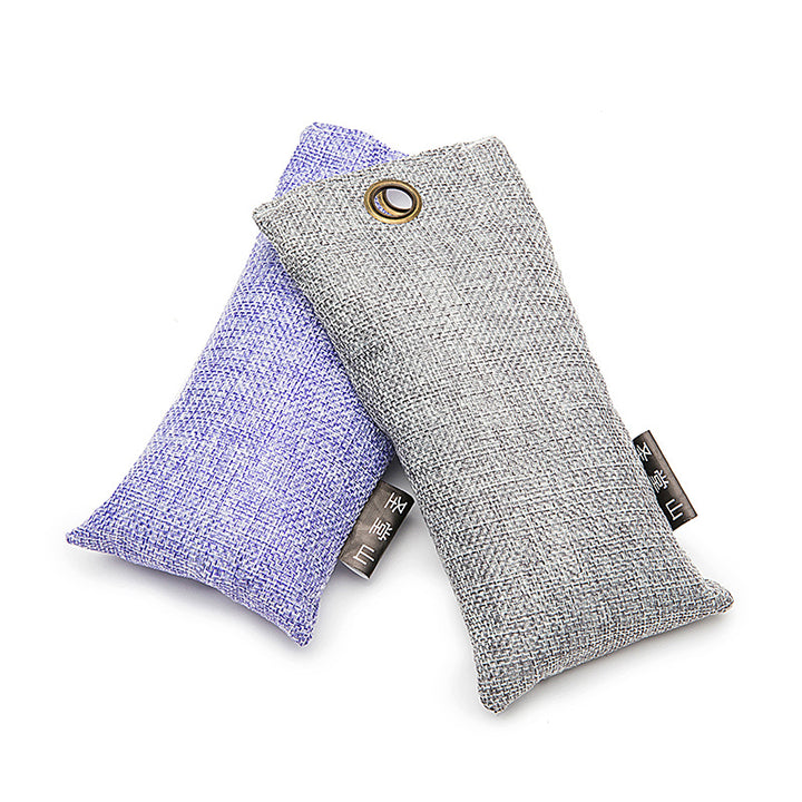 Natural bamboo charcoal air purifier sachet with metal grommet Bowlift