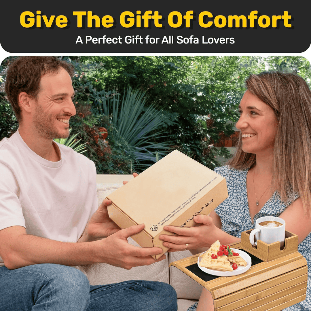 BowLift | BambooSip – Elegant Couch Cup Holder
