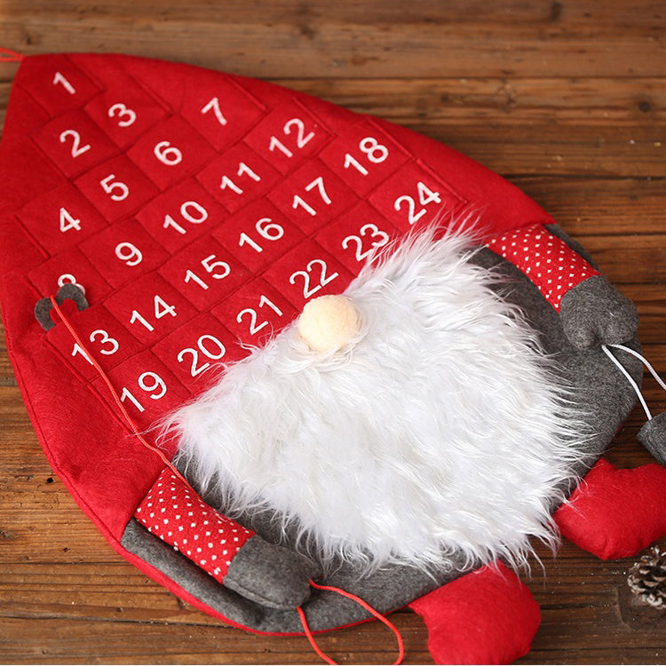 Countdown To Christmas Santa Pendant Advent Calendar | Bowlift