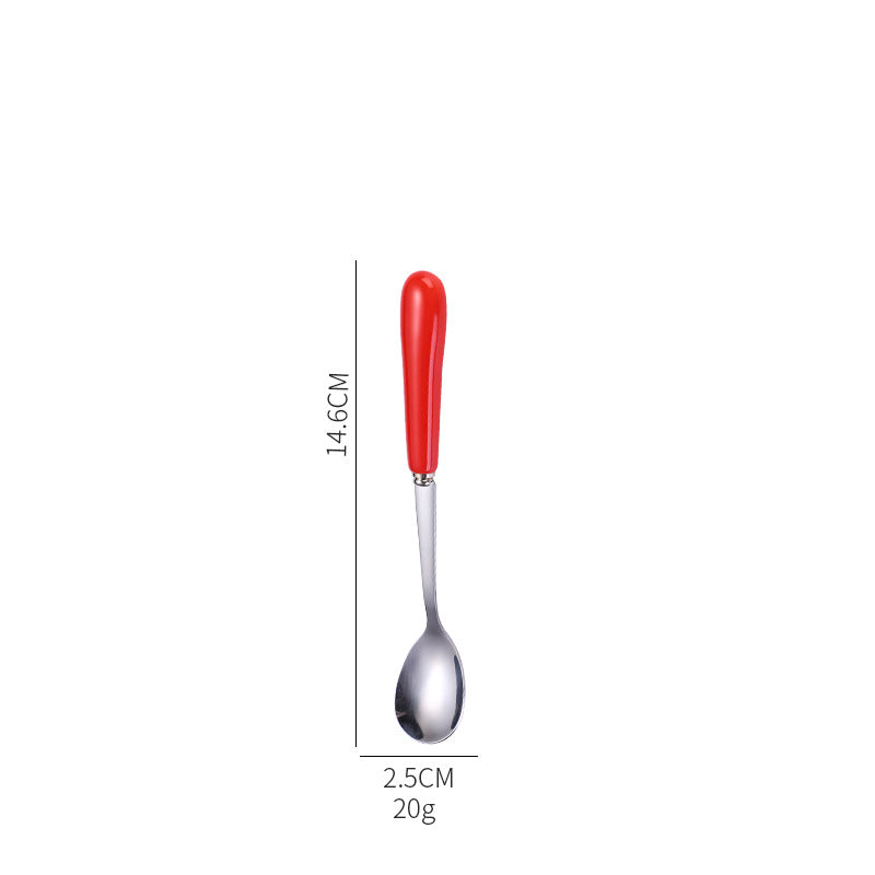 Ergonomic teaspoon with non-slip handle Bowlift