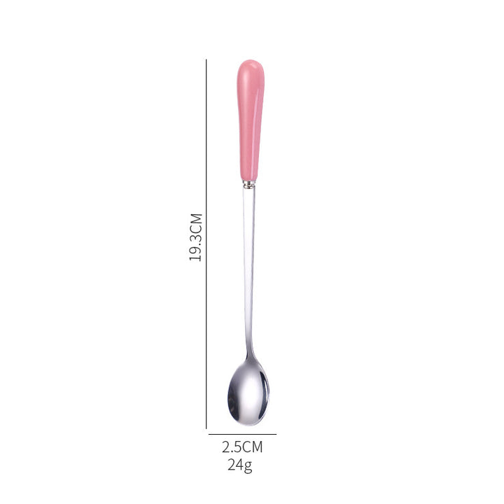 Ergonomic teaspoon with non-slip handle Bowlift