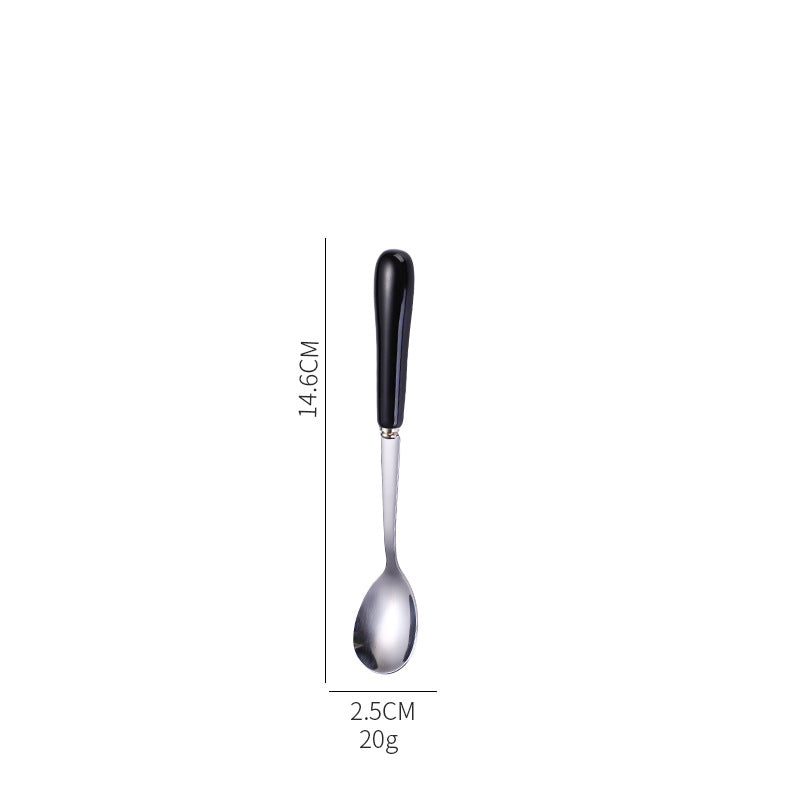 Ergonomic teaspoon with non-slip handle Bowlift