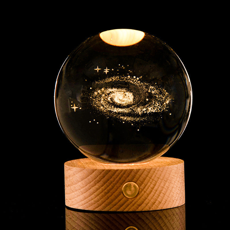 Galaxy Crystal Ball Lamp | Bowlift