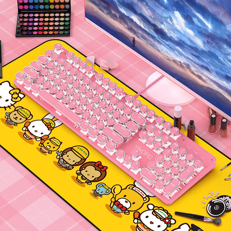 Retro Typing Keyboard Bowlift