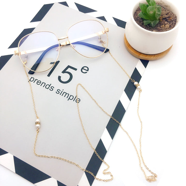 Premium Silver-Linked Eyewear Chain Bowlift