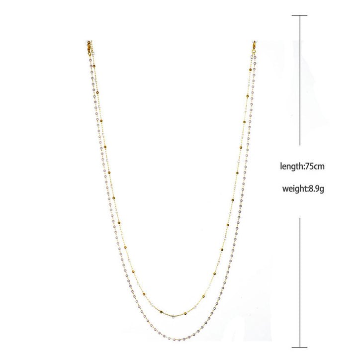 Chain-Linked Fashionable Eyewear Holder Bowlift