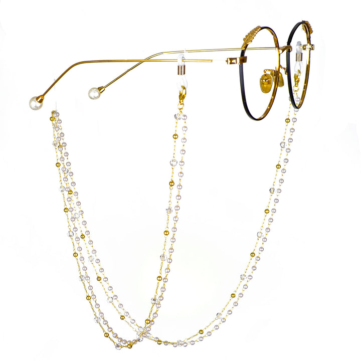 Chain-Linked Fashionable Eyewear Holder Bowlift