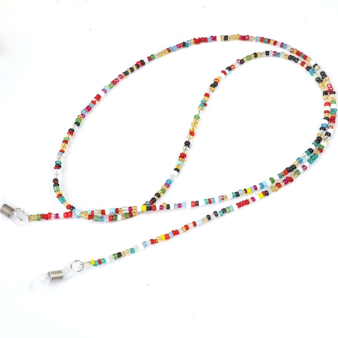 Colorful Beaded Eyewear Retainer Chain Bowlift