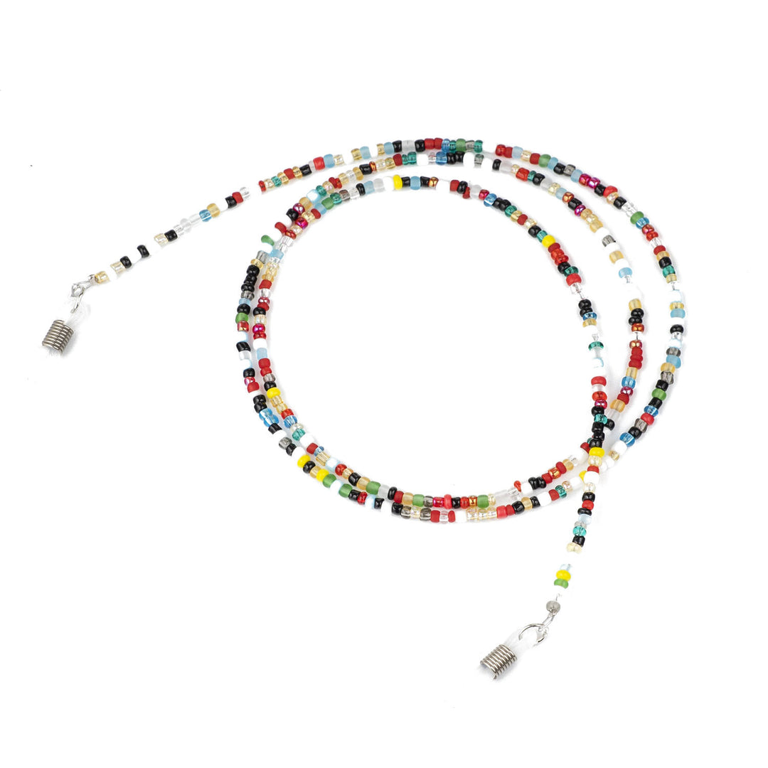 Colorful Beaded Eyewear Retainer Chain Bowlift