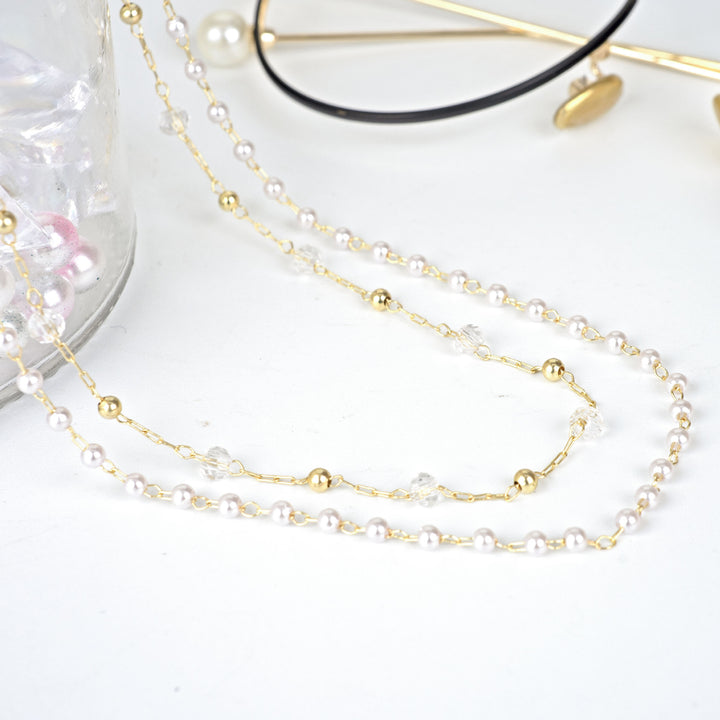 Chain-Linked Fashionable Eyewear Holder Bowlift