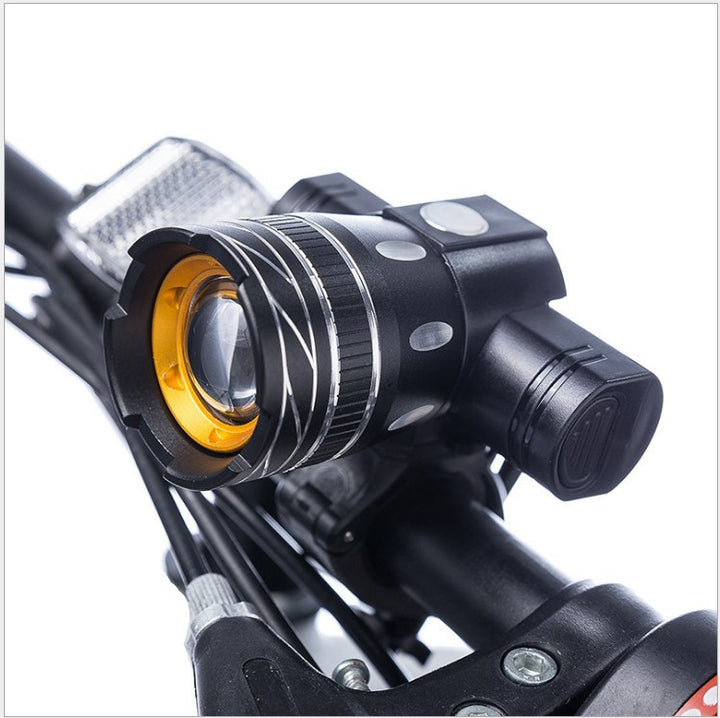 USB Rechargeable Bicycle Headlight with Adjustable Mount Bowlift