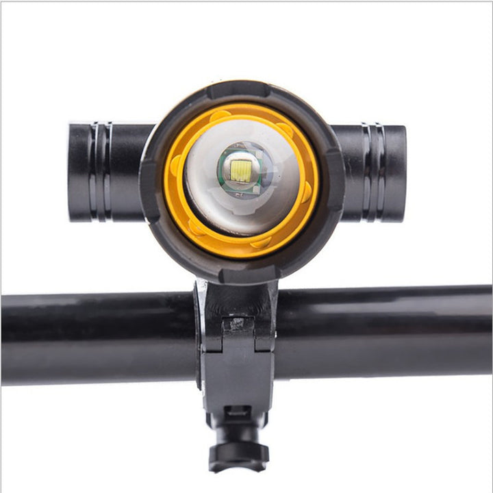 USB Rechargeable Bicycle Headlight with Adjustable Mount Bowlift