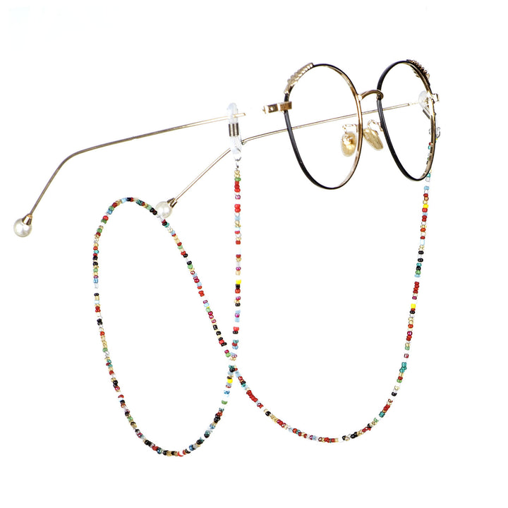 Colorful Beaded Eyewear Retainer Chain Bowlift