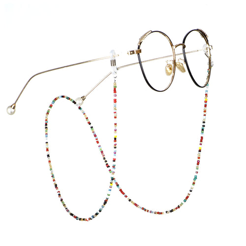 Colorful Beaded Eyewear Retainer Chain Bowlift
