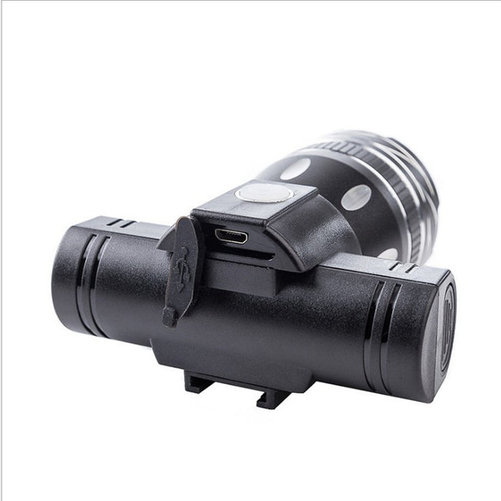 USB Rechargeable Bicycle Headlight with Adjustable Mount Bowlift
