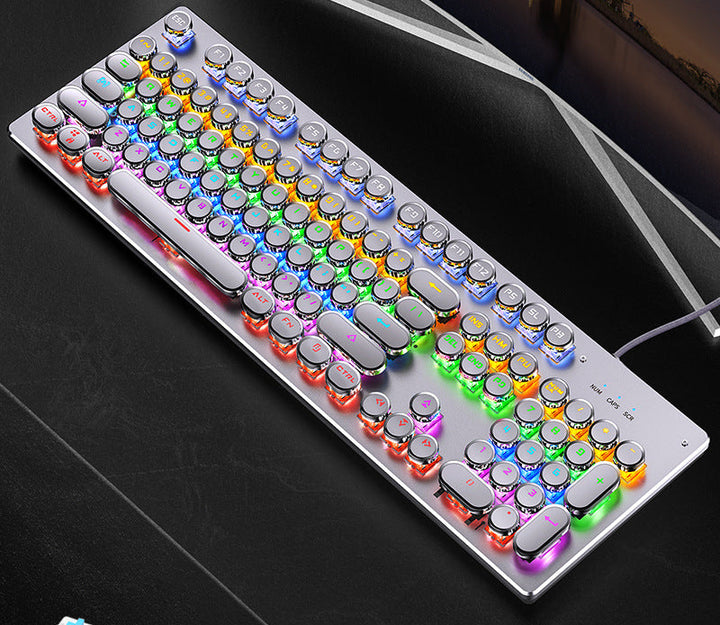 Retro Mechanical Gaming Keyboard Bowlift