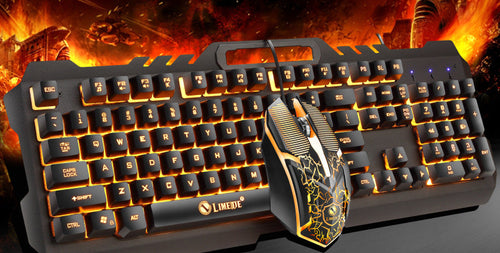 High-Performance Gaming Keyboard with Illuminated Keycaps Bowlift