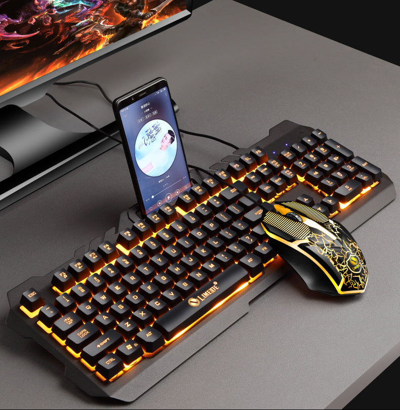 Mechanical Gaming Keyboard and High-Performance RGB Mouse Combo Bowlift