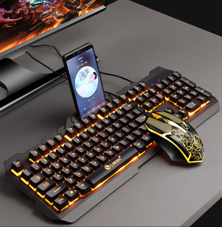 Mechanical Gaming Keyboard and High-Performance RGB Mouse Combo Bowlift