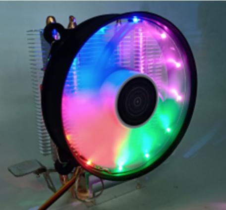 High-Performance CPU Cooling Fan with LED Illumination Bowlift