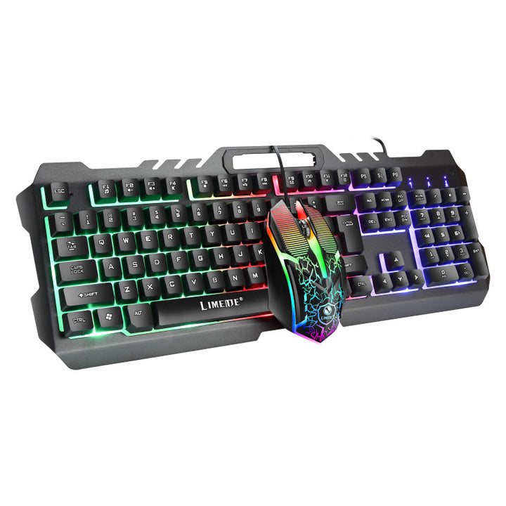 High-Performance Gaming Keyboard with Illuminated Keycaps Bowlift